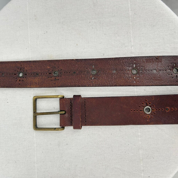 women American Eagle Cutout leather Brown Belt M