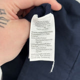 women J. Crew Tie Waist Cotton Poplin Navy Blue Shorts 8