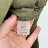 women Universal Standard Stretch Twill Olive Shorts XL