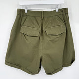 women Universal Standard Stretch Twill Olive Shorts XL