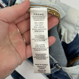 women Frame Le High Straight Blue Jeans 28/6