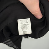 women Halogen NWT Micropleat Sleeveless Black Woven Top 3X