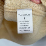 women THML - Anthro Star Crew Cream Sweater S