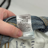 women Lucky Brand Boy Mid Rise Relaxed Straight Blue Jeans 10/30