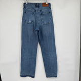 women Lucky Brand Wide Leg High Rise Blue Jeans 8