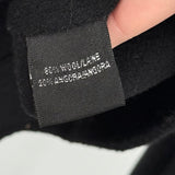 women Lafayette 148 Wool/Angora Full Zip Black Jacket 12