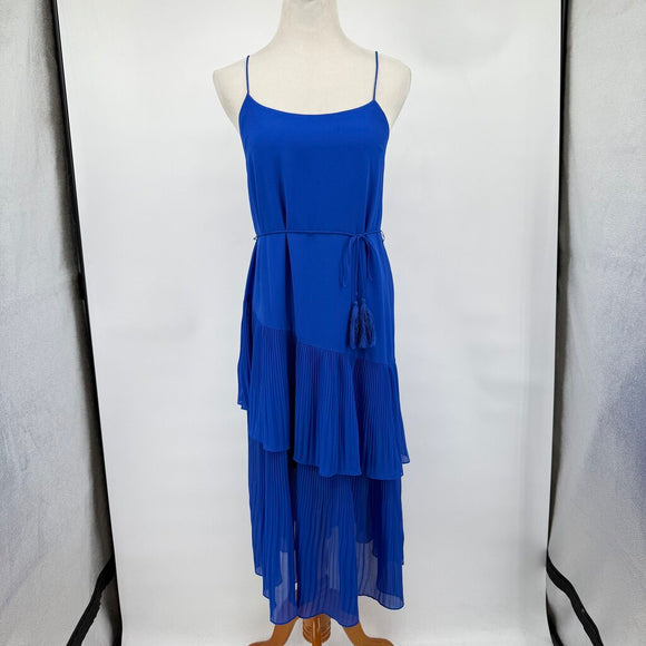 women Chelsea 28 Tiered Midi Cobalt Blue Dress 6