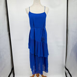 women Chelsea 28 Tiered Midi Cobalt Blue Dress 6