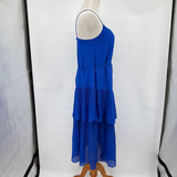 women Chelsea 28 Tiered Midi Cobalt Blue Dress 6
