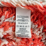 women Free People Desert Daze Knit Fringe Duster Cardigan Taupe Peach Coral Sweater M/L