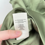 women Wilfred Shine Bustier Green Woven Top M