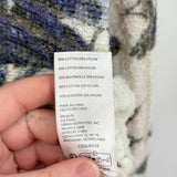 women Free People Bed of Roses Sweater Blue/Cream/Tan Sweater S