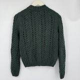 women J. Crew Point Sur Crew Cardigan Spruce Green Sweater S