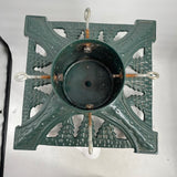 Cast Iron Green Christmas Tree Stand Holiday