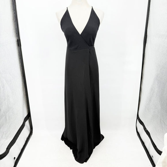 women Yumi Kim Wrap Maxi Black Dress S