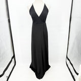 women Yumi Kim Wrap Maxi Black Dress S