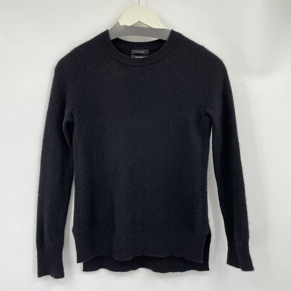 women Halogen 100% Cashmere Black Sweater XS