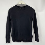 women Halogen 100% Cashmere Black Sweater XS