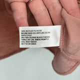 women Knox Rose Satin Ruffle Blouse Rose Woven Top XS