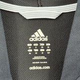 women Adidas Full Zip Hoodie Black White Sweatshirt S