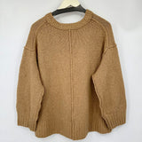 women Free People Brookside Tunic Desert Camel Sweater XS
