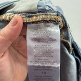 women Wit & Wisdom NWT Distressed Ab Solution Girflriend Blue Jeans 10