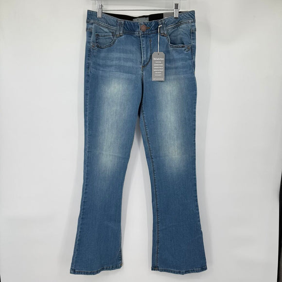 women Wit & Wisdom NWT Ab Solution Itty Bitty Boot Blue Jeans 10