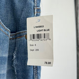 women Wit & Wisdom NWT Distressed Ab Solution Girflriend Blue Jeans 8