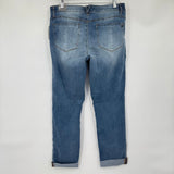 women Wit & Wisdom NWT Distressed Ab Solution Girflriend Blue Jeans 8