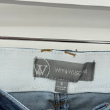 women Wit & Wisdom NWT Distressed Ab Solution Girflriend Blue Jeans 8