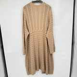 women Woman within Maxi Open Cardigan Tan Sweater 4X