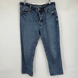 women Old Navy High Rise Slouchy Straight Blue Jeans 6