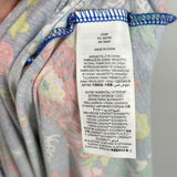 women Boden Rebecca Jersey Midi Tea Blue Wildflower Dress 12