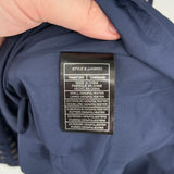 women Jack by BB Dakota Gold Swiss Dot Midnight Blue Dress M