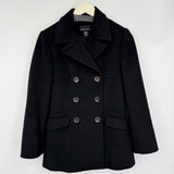 women Moda International Wool Blend Peacoat Black Coat S