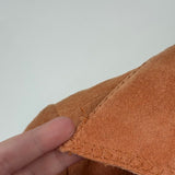 women Coldwater Creek Suede Pieced Duster Ginger Jacket 8P