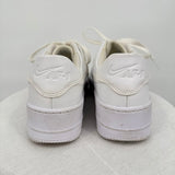 women Nike Platform Air Force Ones White Shoes 7.5