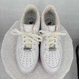 women Nike Platform Air Force Ones White Shoes 7.5