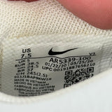 women Nike Platform Air Force Ones White Shoes 7.5