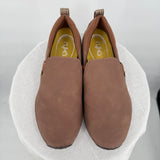 women Ryka Echo Leather Slip On Western Brown Shoes 9