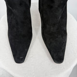 women Sam Edelman Sulema Suede Knee High Boots Black Shoes 7.5