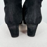 women Sam Edelman Sulema Suede Knee High Boots Black Shoes 7.5