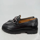 women Frankie4 Saint Leather Loafers Black Shoes 7