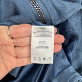 women Kut NWT Eveline Vegan Suede Moto Jacket Dusty Blue Jacket XL