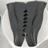 women Fly London Yaz Wedge Heel Black Shoes 38/7