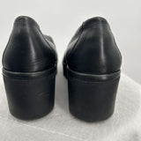 women Fly London Yaz Wedge Heel Black Shoes 38/7