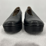 women Fly London Yaz Wedge Heel Black Shoes 38/7