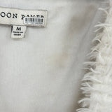 women Moon River V-neck Wrap Top White Sweater M