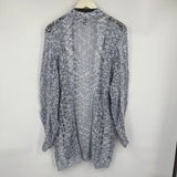 women Lane Bryant Open Front Cardigan Blue Sweater 26/28