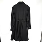 women Torrid Double Breasted Trench Black Coat 3/3X